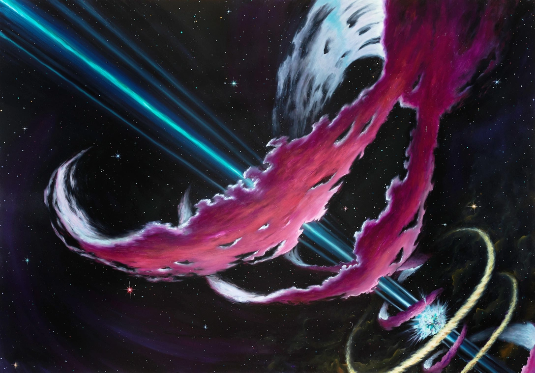 Ростан Тавасиев. «Заячья спираль», 2020 г. Собрание автора. | Источник: архив пресс-служб