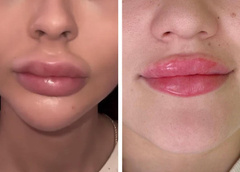 Надутые губы: как миграция филлера выглядит на самом деле — 5 жутких фото