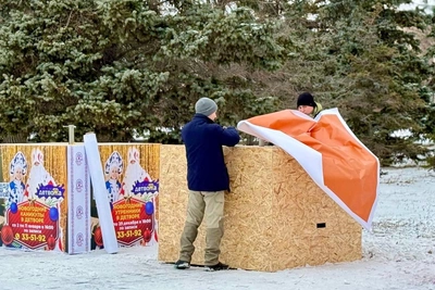 Орский Гринч атакует новогоднюю площадь