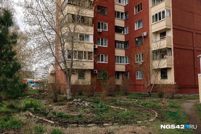 Во дворах люди сами стараются устроить себе красоту | Источник: Максим Серков / NGS42.RU