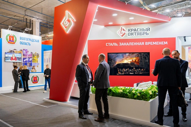В рамках выставки обсудили перспективы сотрудничества с другими промышленными компаниями | Источник: «Красный октябрь»