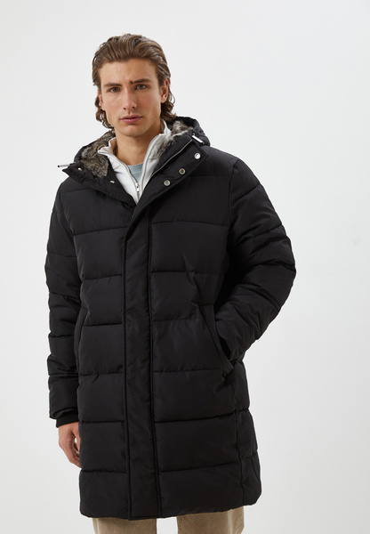 Куртка утепленная O'stin, цвет: черный, MP002XM1HXR2 — купить в интернет-магазине Lamoda