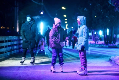 В Парке Гагарина объявили дату открытия катка