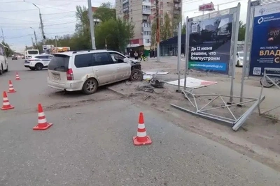 Пьяный водитель устроил ДТП с мотоциклом у «Кристалла»