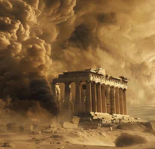 Это знак для всего мира: что пророчит катастрофическая песчаная буря в Греции
