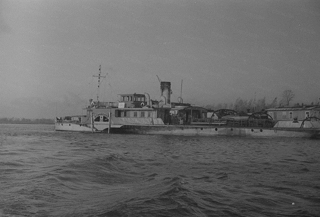 Буксирный пароход «Можайский» 23.10.1950 | Источник: фотофонд Самарского областного госархива социально-политической истории