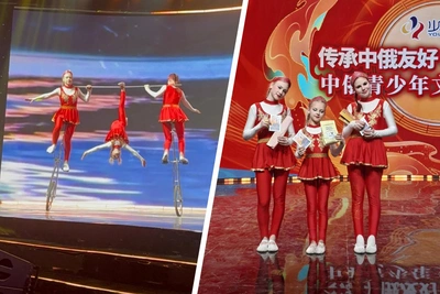 Циркачки из Архангельска победили в Китае