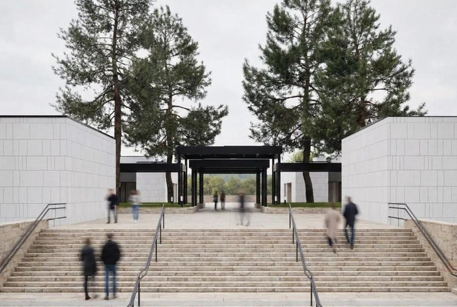 Рощу — сохранить, навесы — убрать. На Градсовете обсудили третий вариант реконструкции крематория | Источник: КГА / ООО «Сириус»