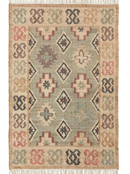 Ковер килим из джута и хлопка с эффектом старины Kaliny, La Redoute