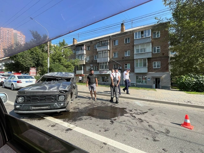 Госпитализация водителя не потребовалась | Источник: NGS24.RU 