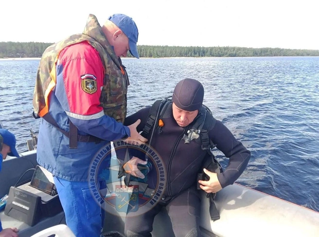 Ушел в поход и не вернулся. Пропавшего мужчину нашли в Ладожском озере с помощью гидролокатора | Источник: телеграм-канал Аварийно-спасательной службы Ленинградской области