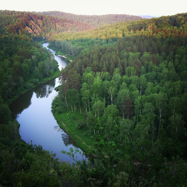 Бердь в Искитимском районе. Фото instagram.com/matveev12345