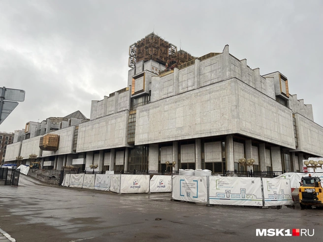 Ремонт здания Российской академии наук в Москве должны завершить в 2027 году | Источник: Виктория Чулюкина / MSK1.RU