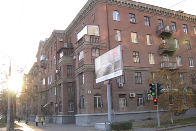 В Волгограде рухнул фасад исторического здания