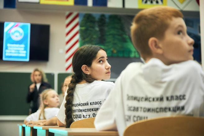 Ребята уже освоились в новом классе | Источник: Роман Данилкин / 63.RU