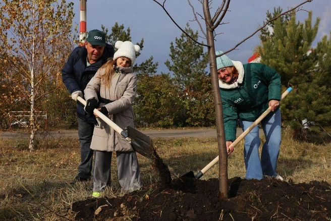 Молодые участники экомарафона | Источник: ТГК-13