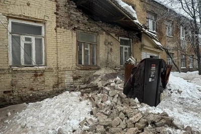 В Уфе обрушилась крыша исторического здания