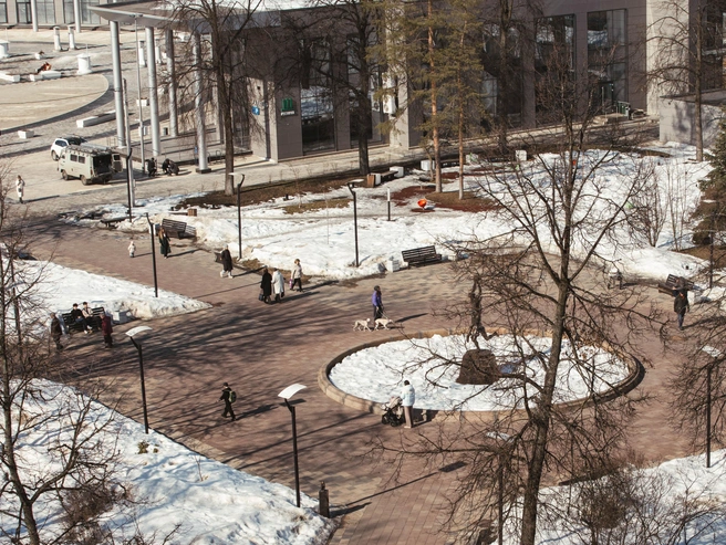 Вид с высоты позволяет по-новому взглянуть на городское пространство | Источник: Артем Бауман / 76.RU