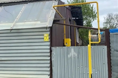 Дома на улице Нагорной в Корсакове газифицировали