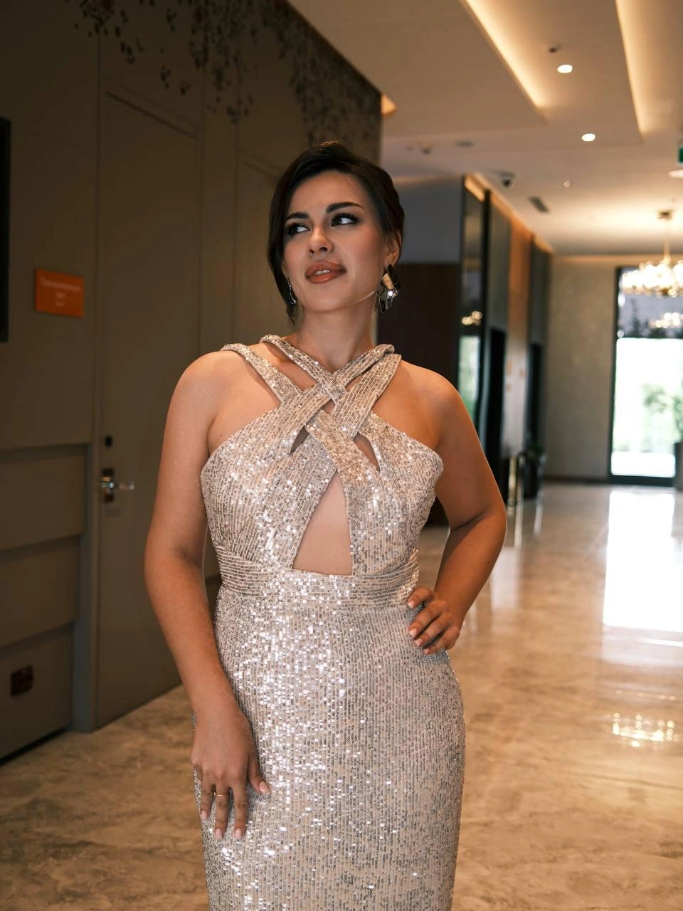 Посмотрите, в каком шикарном наряде Ангелина появилась на проекте | Источник: Ангелина Татарченкова / T.me