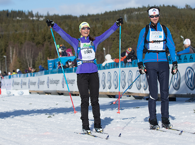 На лыжной гонке Birkebeinerrennet 19 марта 2016 года в Лиллехаммере, Норвегия