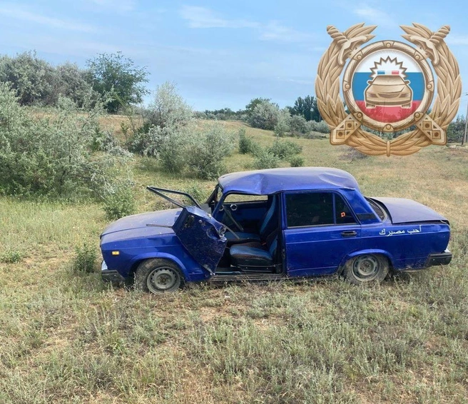 Водитель погиб, опрокинув эту «семерку» | Источник: ГИБДД по Саратовской области