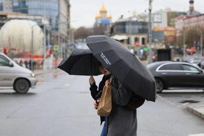 Первый весенний ливень в Москве: фоторепортаж