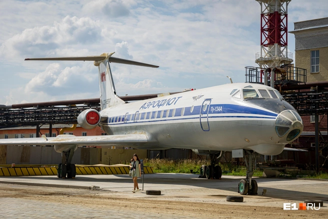 Ту-134&nbsp;— один из самых массовых пассажирских самолетов СССР | Источник: Владислав Лоншаков / E1.RU