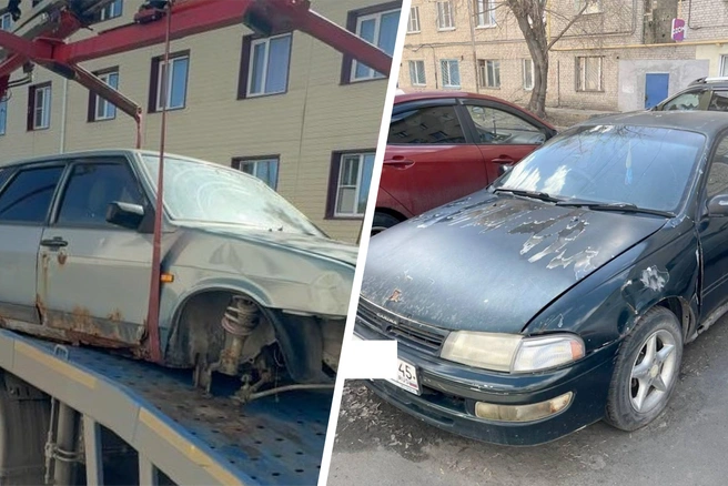 В Кургане начали охоту на брошенные автомобили | Источник: Департамент развития городского хозяйства
