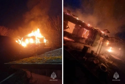 Мужчина погиб при пожаре жилого дома под Воронежем