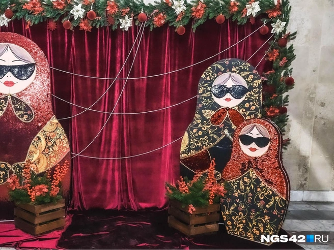 Одна из праздничных фотозон | Источник: Татьяна Ирискина / NGS42.RU