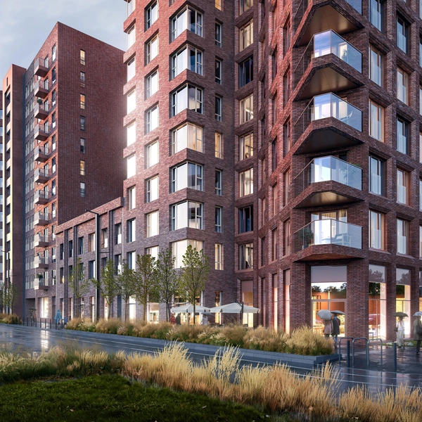 Жилой квартал «Москворечье», г.Москва. Визуализация предоставлена ПИК