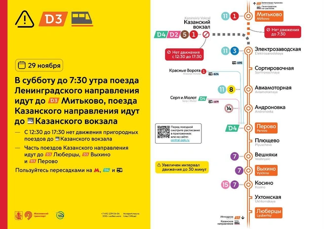 Источник: Дептранс. Оперативно / T.me