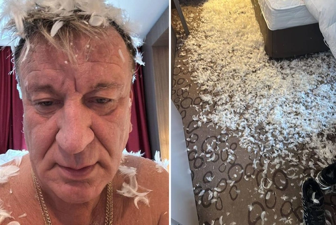 Утром артисту пришлось заплатить за ущерб | Источник: Сергей Пенкин / Telegram