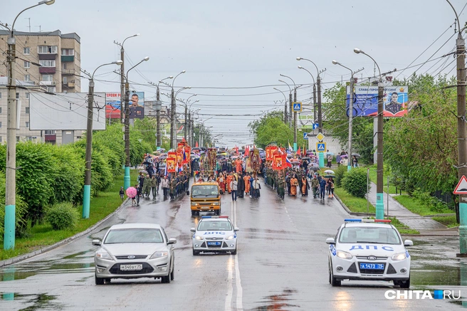 Дороги в центре будут закрыты на 2,5 часа | Источник: Олег Фёдоров / CHITA.RU