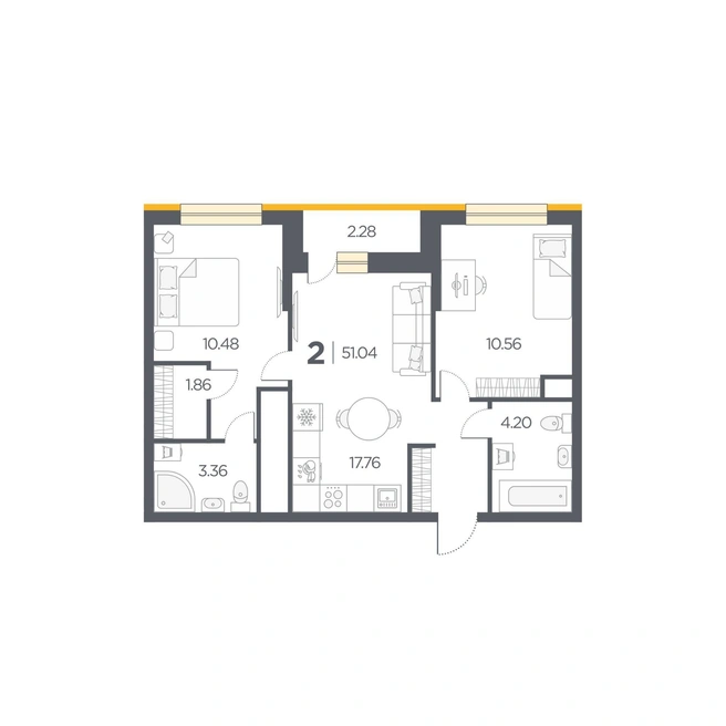 В ЖК всё устроено для комфортной жизни большой семьи | Источник: ЖК «Новые горизонты»