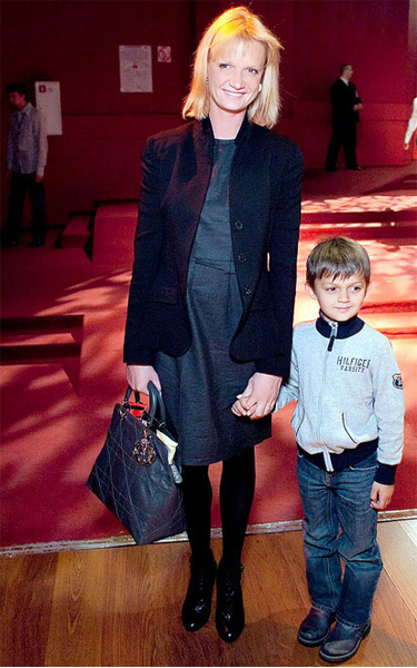 Светлана Хоркина с сыном