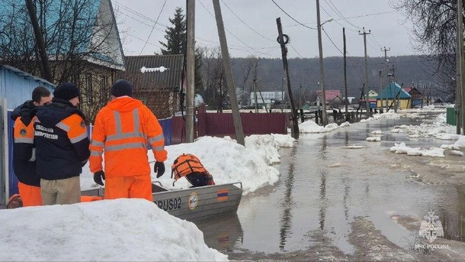 В воде оказалась деревня, где проживает около 600 человек | Источник: МЧС Башкирии / Telegram