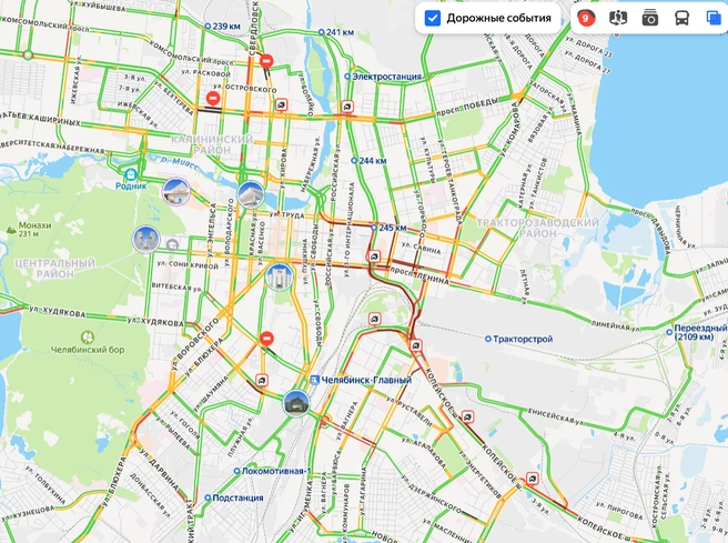 А десятка сегодня будет?  | Источник: Yandex.ru / maps