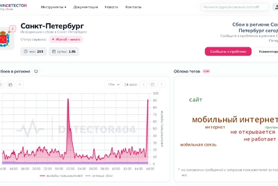 В Петербурге сбой мобильного интернета 25 сентября