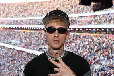На концерте Machine Gun Kelly фанатка провалилась сквозь сцену