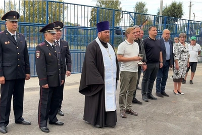 В Солотче освятили новый участковый пункт полиции