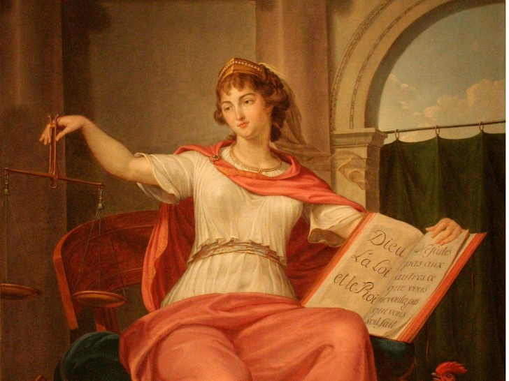 «Юстиция». Огюст Бернар д'Ажеси, 1794 | Источник: Wikimedia Commons 