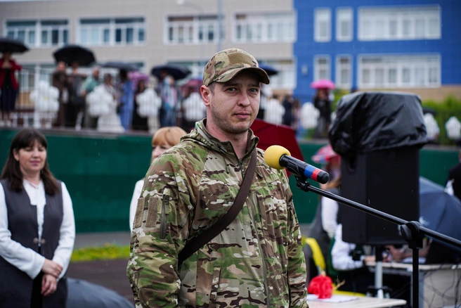 Гордеев провел в зоне СВО полтора года | Источник: Министерство образования Кузбасса