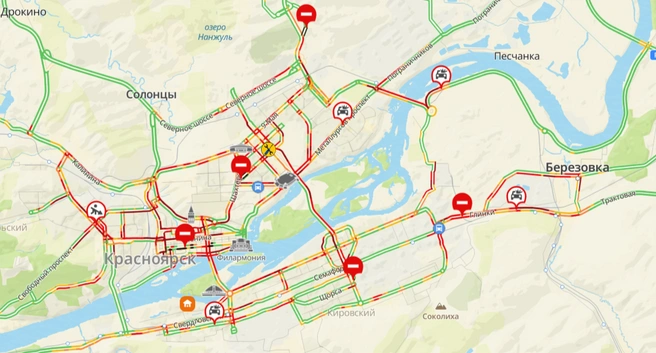 Ты как эта пробка, 10 из 10! | Источник: 2gis.ru