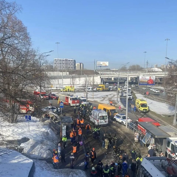 Два трамвая столкнулись в Москве, пострадали 22 пассажира