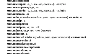 Как правильно произносить слова «миллион» и «миллиард»? В РАН утвердили варианты | Источник: Скриншот из орфографического словаря русского языка как государственного