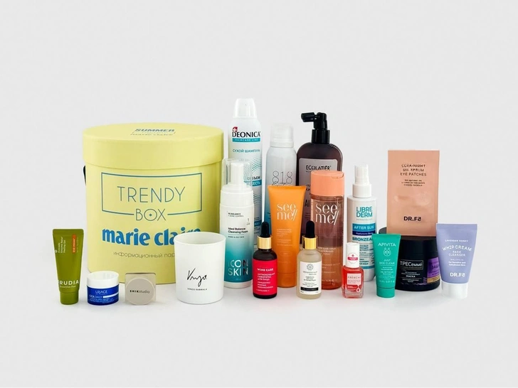 Вкус лета, ритм города: что внутри нового флагманского бокса Marie Claire x Trendy Box | marieclaire.ru