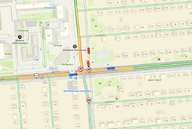 Пользователи сервиса также сообщают о ДТП  | Источник: 2ГИС