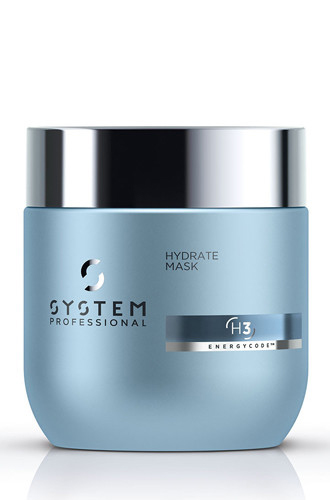 Маска Глубокое Увлажнение Волос Hydrate H3, System Professional. Восполняет баланс влаги. Идеально подходит для волос, склонных к спутыванию.